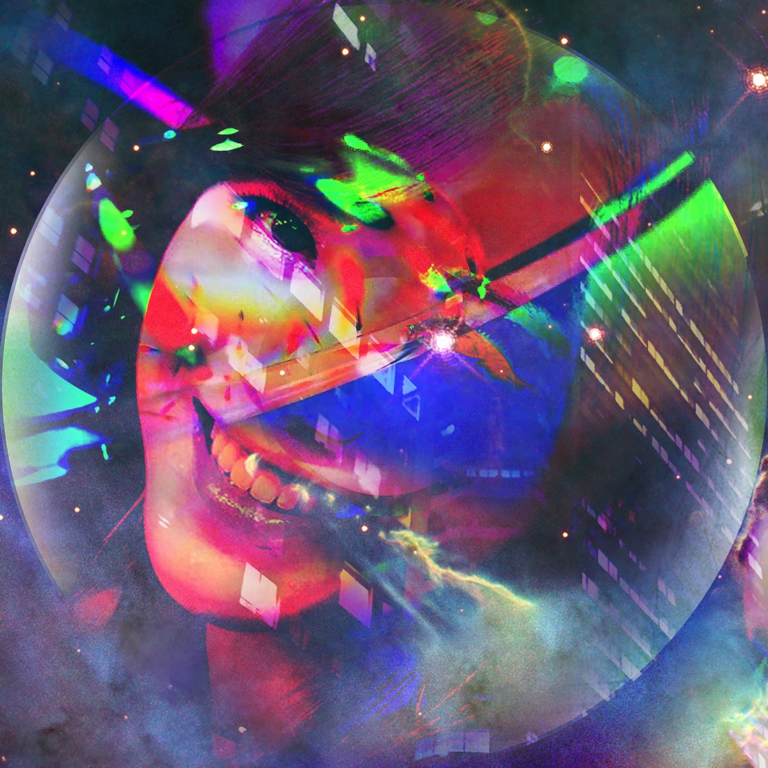 death's dynamic shroud - I'll Try Living Like This (2015)<br>Photoshop Collage (collaboration with Keith Rankin)