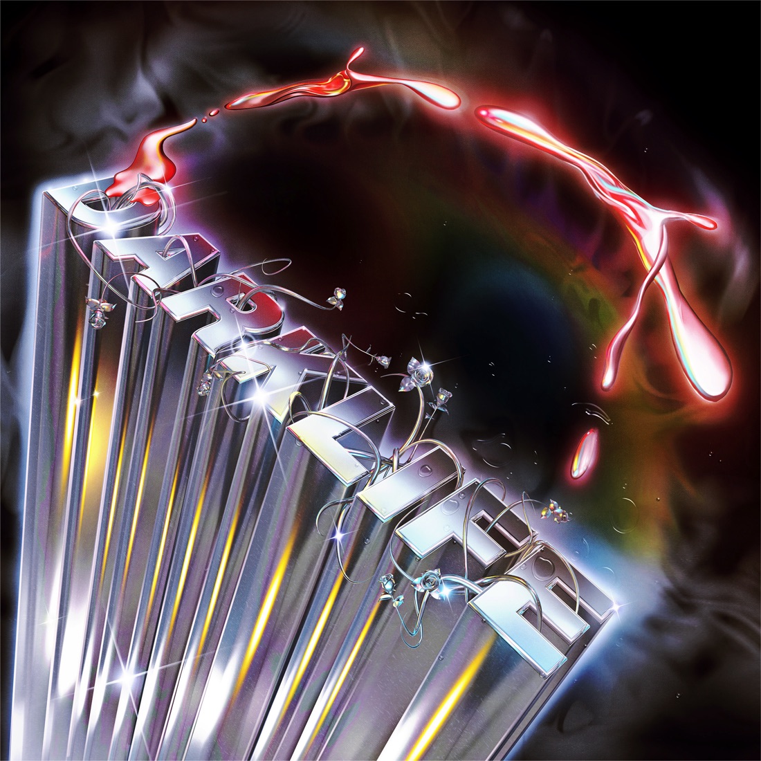 death's dynamic shroud - Darklife (2022)<br>Blender / Photoshop (collaboration with Keith Rankin)