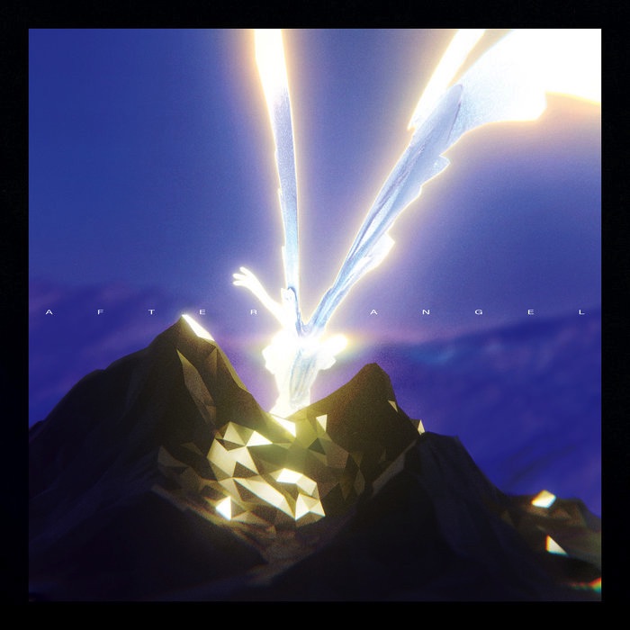 death's dynamic shroud - After Angel (2023)<br>Blender / Photoshop (collaboration with Keith Rankin)